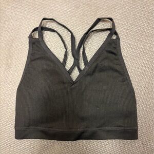 Fabletics Black Strappy Bra
